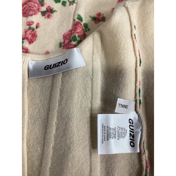 Guizio White Knitted Corset Top Size S - Picture 4 of 4